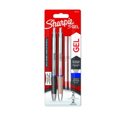 Set 2 Pix Gel 0.7 M Sharpie S Gel Blue + 2 rezerve gel