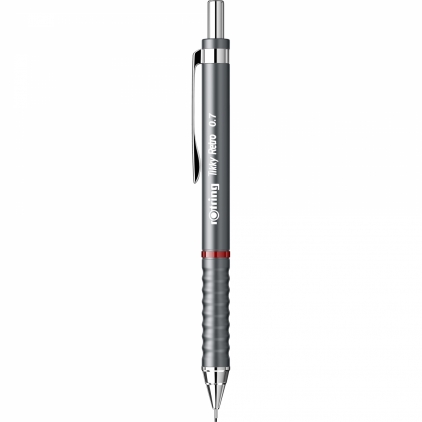Creion Mecanic 0.5 Scrikss Ergo Color Yellow CT Creion Mecanic 0.7 Rotring Tikky Retro Grey Metallic