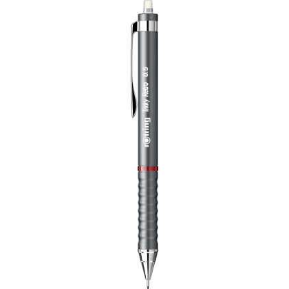 Creion Mecanic 0.7 Scrikss Pera 477 Black Chrome CT Creion Mecanic 0.5 Rotring Tikky Retro Grey Metallic