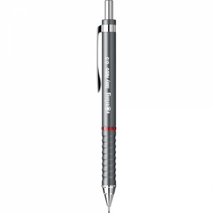 Creion Mecanic 0.7 Scrikss Pera 477 Black Chrome CT Creion Mecanic 0.5 Rotring Tikky Retro Grey Metallic
