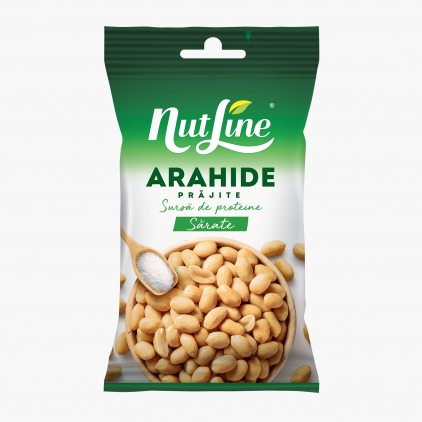 Cutite LEMN unica folosinta, 165 mm, 100 bucati/set Arahide prajite sarate Nutline, 150g