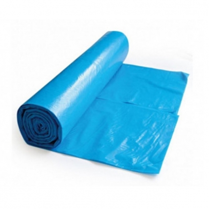 Saci menajeri galbeni, 35 l, 50 bucati/rola Saci menaj LDPE standard, albastri, 120L, 24 microni, 10 bucati/rola