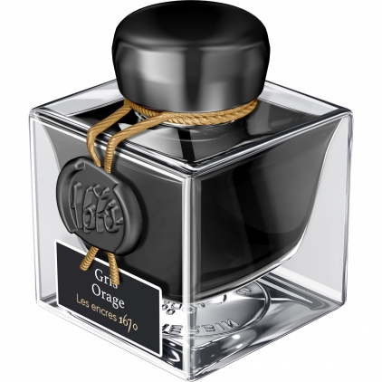 Calimara 40 ml Standardgraph Antique Mileo Coal Black Calimara 50 ml Jacques Herbin Prestige 1670 Gris Orange
