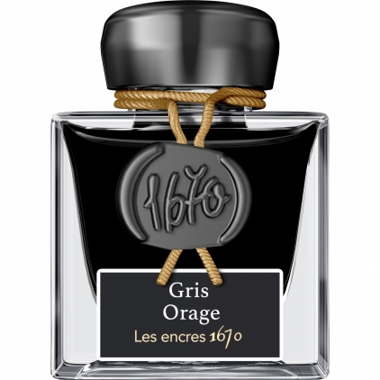 Calimara 40 ml Standardgraph Antique Mileo Coal Black Calimara 50 ml Jacques Herbin Prestige 1670 Gris Orange