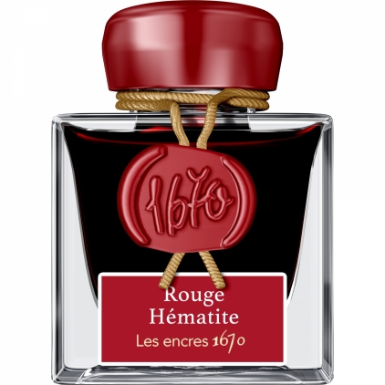 Stilou Scrikss Primeo Mint Blister 3 Cartuse Calimara 50 ml Jacques Herbin Prestige 1670 Rouge Hematite