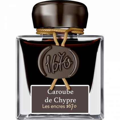 Stilou Scrikss Metropolis 78 Black Chrome CT Calimara 50 ml Jacques Herbin Prestige 1670 Caroube de Chypre