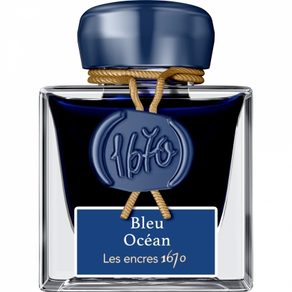 Stilouri si rezerve Calimara 50 ml Jacques Herbin Prestige 1670 Bleu Ocean