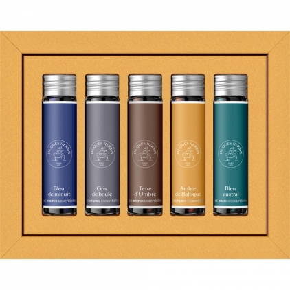 Stilou Gravitas Quark Ultem Yellow Set 5 Calimara 15 ml Jacques Herbin Prestige Essentielles Lunares