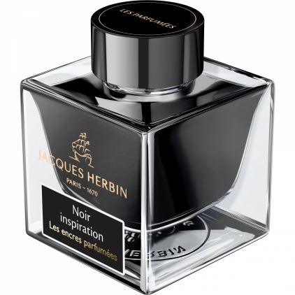 Stilou Gravitas Sentry Aluminium Black Calimara 50 ml Jacques Herbin Prestige Scented Noir Inspiration