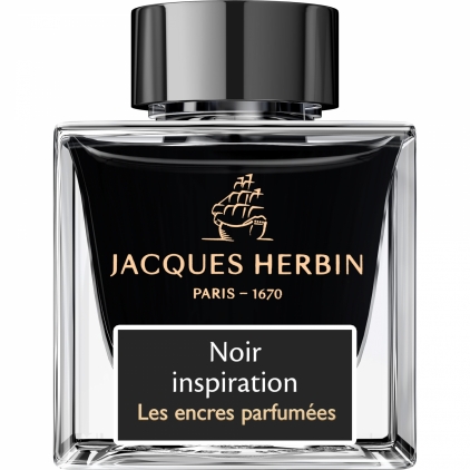 Stilou Gravitas Sentry Aluminium Black Calimara 50 ml Jacques Herbin Prestige Scented Noir Inspiration