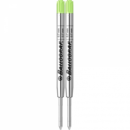 Mina Pix Ballograf Rondo Erase Neon Green - Mediu - 2 Buc