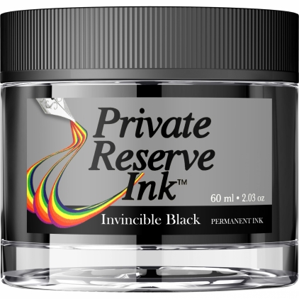 Stilou Gravitas Flagship Aluminium Red Calimara 60 ml Private Reserve Invincible Permanent Black