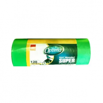 Saci menaj STRONG LDPE, negru, 60x70cm, 60L, 25 microni, 10 bucati/rola Saci menajeri LDPE, verzi, 120L, 70x110 cm, 31 microni, 10 saci/rola