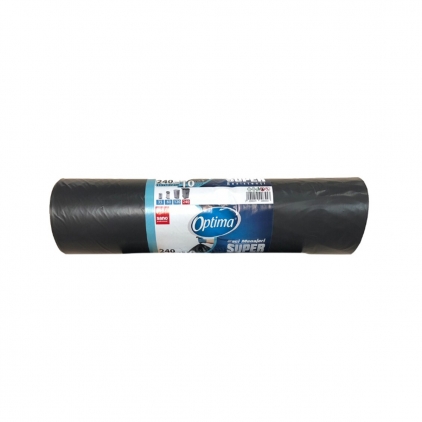 Saci menaj STRONG LDPE, negru, 50x70cm, 35L, 20 microni, 15 bucati/rola Saci menajeri LDPE, negri, 240L, 115x130 cm, 25 microni, 10 saci/rola