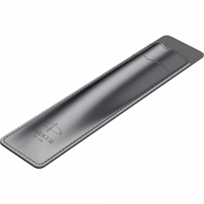 Etui Piele Parker Basic Brown - 2 piese Etui Parker Pen Guard Gray - 1 Piesa