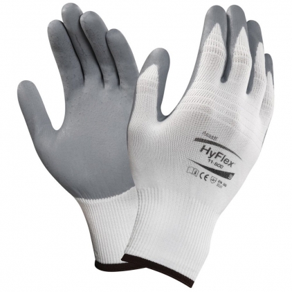 Manusi protectie din bumbac, Sacla, marimea 10 Manusi, Ansell, HyFlex, 11-800, marimea 6