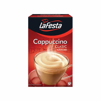 Cafea macinata Lavazza Qualita Oro, 250 g Cappucino La Festa Clasic, plicuri 10x12g