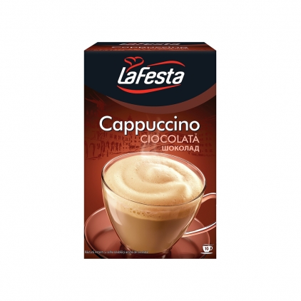 Cafea macinata Lavazza Qualita Oro, 250 g Cappucino La Festa Ciocolata, plicuri 10x12g
