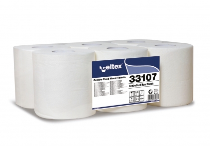 Prosoape de hartie in rola, Sano, 100 metri Rola prosop derulare centrala Celtex, 1 strat, 790 portii, 300 m, 6 role/bax