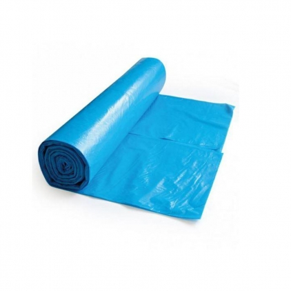 Saci menaj LDPE standard, albastri, 240 litri, 29 microni, 10 saci/set