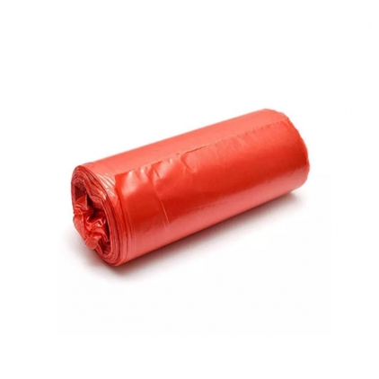 Saci menaj STRONG LDPE, negru, 50x70cm, 35L, 20 microni, 15 bucati/rola Saci menaj LDPE, rosu, 35 litri, 15 bucati/rola