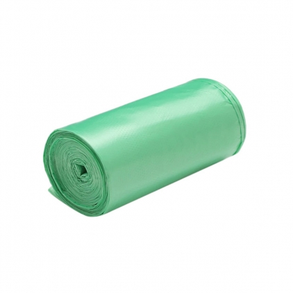 Saci menajeri, 240 litri, pliati, 10 bucati/set Saci menaj LDPE, verde, 35 litri, 15 bucati/rola