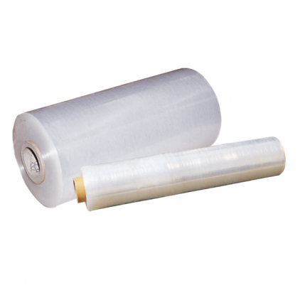 Banda adeziva Tesa, 48 mm x 66 m, transparenta, adeziv din cauciuc sintetic Folie stretch, manuala, transparenta, 23 microni, 500 mm, 1.40 kg