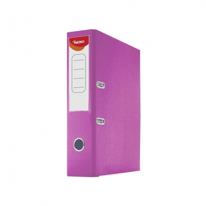 Biblioraft Falken cu 2 mecanisme, 70 mm, marmorat Biblioraft Noki, A4, 75 mm, PP, carton roz