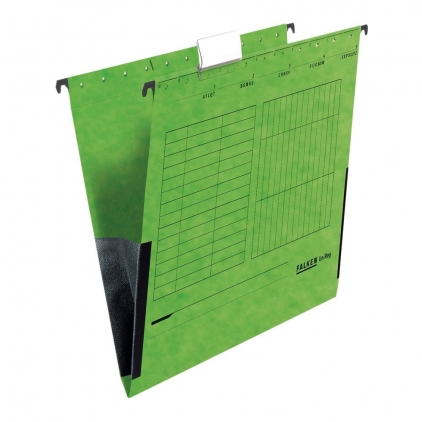 Dosar plic Falken, carton, rosu, 25 bucati/cutie Dosar plic Falken, verde, 25 bucati/cutie