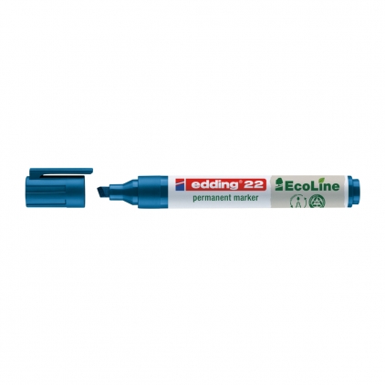 Marker Creativ Bullet Sharpie Creative Acrylic Paint Water Based Cool Gray Marker permanent Edding 22 Ecoline, corp plastic, varf tesit 1-5 mm, albastru