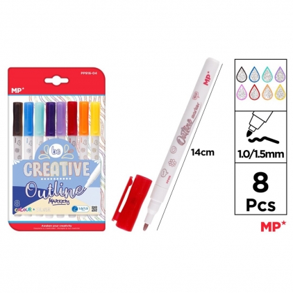 Set 6 Marker Dual Brush Watercoloring Tombow ABT Pastel Colours Magic marker Main Paper, 8 bucati/set
