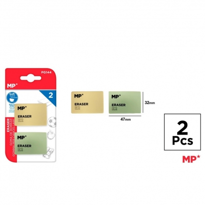 Ascutitoare Dubla cu Container KUM Pencil Pal K2 Plastic Green Radiera Main Paper, 47x32 mm, 2 bucati/set