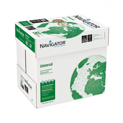 Hartie, Office Express, A5, 80 g, 500 coli/top Hartie copiator Navigator Universal, A4, 80 g, 500 coli/top, 5 topuri/cutie