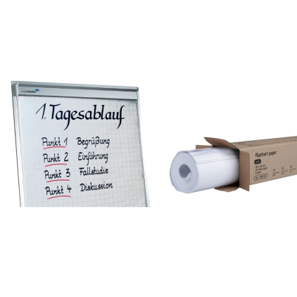 Legamaster Magic Chart, clearboard,  25 folii/set Hartie flipchart Legamaster, 100x65 cm, alb, 5 topuri/cutie