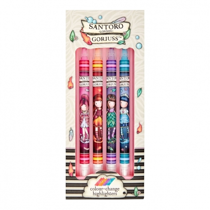 Set 4 creioane grafit Rotring, HB Set 4 markere Gorjuss, cerneala care isi schimba culoarea