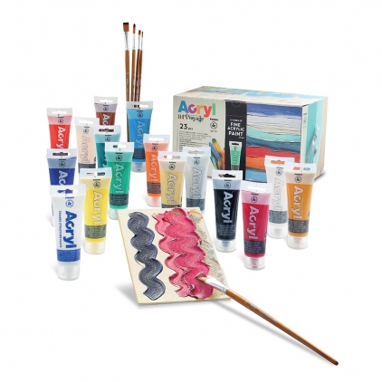 Decoratiuni din hartie Creative Craft, diverse animale, 14 cm Set de acrilice Morocolor Primo, 75 ml, diverse culori, 14culori, 1 pasta