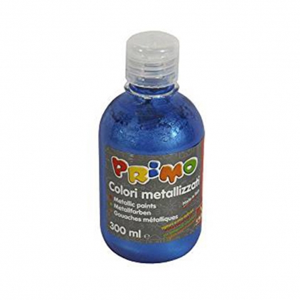 Markere pentru copii Morocolor Primo, varf fin, 120 bucati Tempera metalizata Morocolor Primo 300 ml albastru