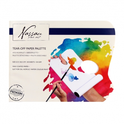 Canvas Main Paper, 20x25 cm, 280gr/mp, tematica pirat Paleta pentru amestec culori Creative Craft, 40 coli, 23x30 cm, 50g/mp