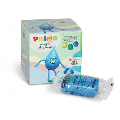 Cub creativ Morocolor Primo Cubido plastilina, 3 culori a 60 g, design masina Cub creativ Morocolor Primo Cubido plastilina, 3 culori a 60 g, design picatura