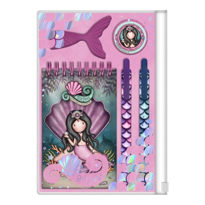 Glob Orion, diametru 30 cm, iluminat Set Gorjuss The World Is Your Oyster, notes, radiera, pix, creion mecanic