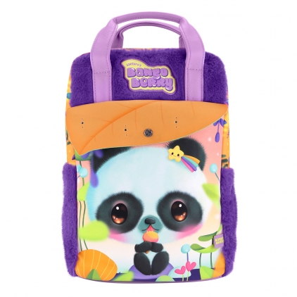 Ghiozdan mini ST Right, BP70 colectia Pixel Cubes, 1 compartiment Rucsac Gorjuss Bangoberry 19x32x10 cm, cu set pinuri accesorii