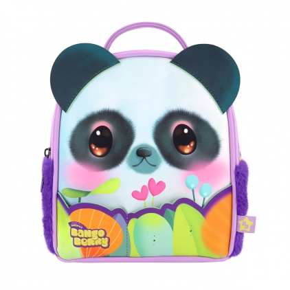 Ghiozdan BP75 ST Right Black Cats 1 compartiment, 28x22x13 cm Ghiozdan Gorjuss Bangoberry 21x23x9 cm, cu set pinuri Pally Panda