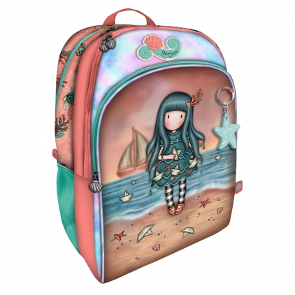 Ghiozdan scolar Astra, 1 compartiment,Pompieri Rucsac clasic Gorjuss Washed Ashore, 2 compartimente, 34x43x22 cm
