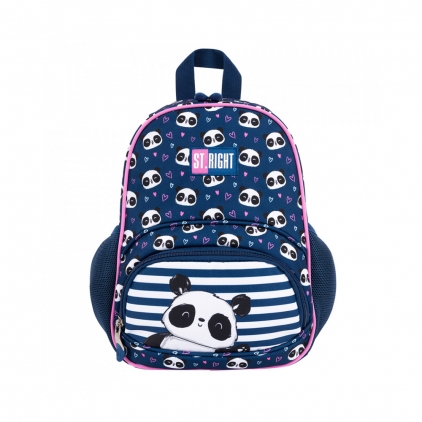 Sacosa Bangoberry Batty Liliacul, material textil, 24x28x2 cm Ghiozdan mini Majewski, St Right BP70, 1 compartiment, Love Panda