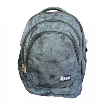Ghiozdan scolar Astra, 1 compartiment,Pompieri Ghiozdan BP06 ST Right Spider Web 4 compartimente, 42x31x22 cm
