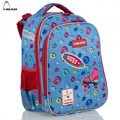 Ghiozdan Astra Hash AB350, 3 compartimente, 39x28x15 cm, negru Ghiozdan Head HD-404, 2 compartimente, design jeans