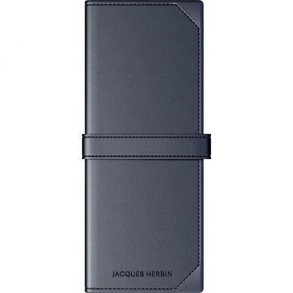Etui Piele Parker Basic Khaki - 2 piese Etui Piele Jacques Herbin Collector's Blue Navy - 2 Piese