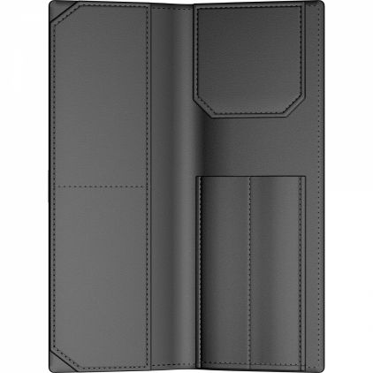 Etui Piele Parker Basic Brown - 2 piese Etui Piele Jacques Herbin Collector's Black - 2 Piese