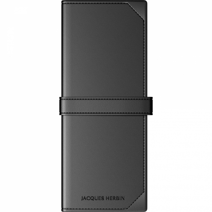 Etui Piele Parker Basic Brown - 2 piese Etui Piele Jacques Herbin Collector's Black - 2 Piese