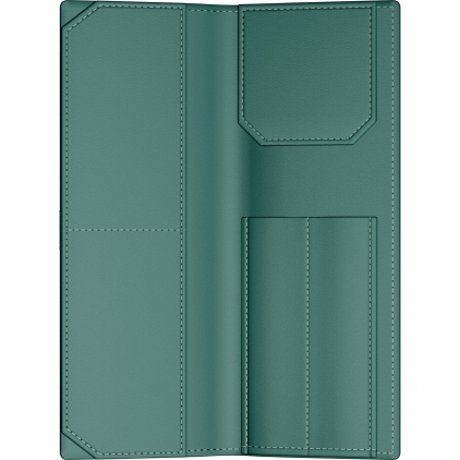 Etui Piele Caran dAche Beige - 2 Piese Etui Piele Jacques Herbin Collector's Emerald - 2 Piese